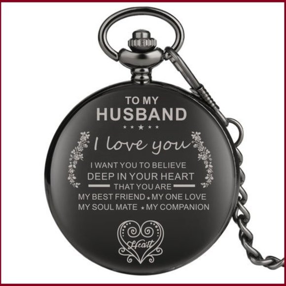 To My Husband Pocket Watch - Picture 1 of 7